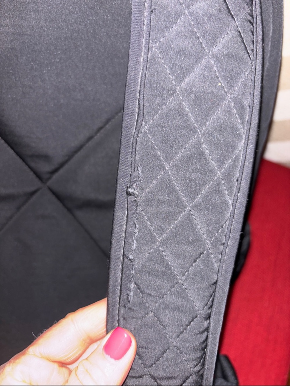 Quilted Black Backpack - Everyday Carry - Picture 9 of 14